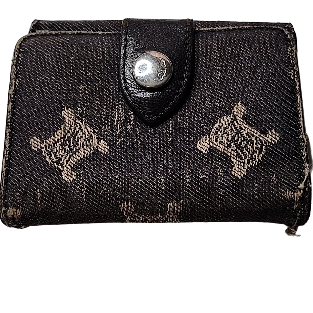 Celine Vintage bi fold wallet canvas / leather